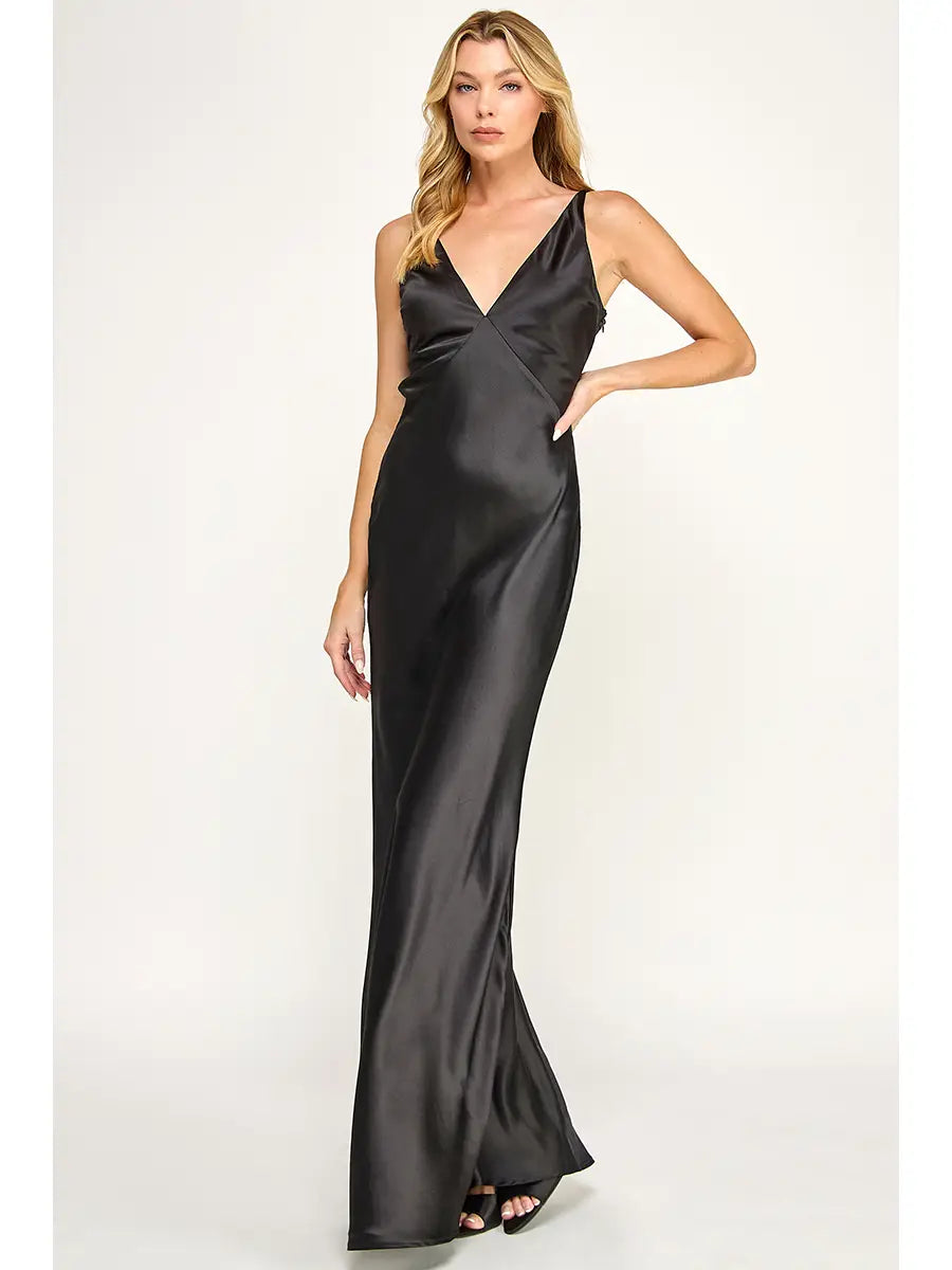 maeve black dress Dress- An invisible zipper is sleeve_Sleeveless Color:Havana DOLCE&GABBANA Paneled satin bustier
