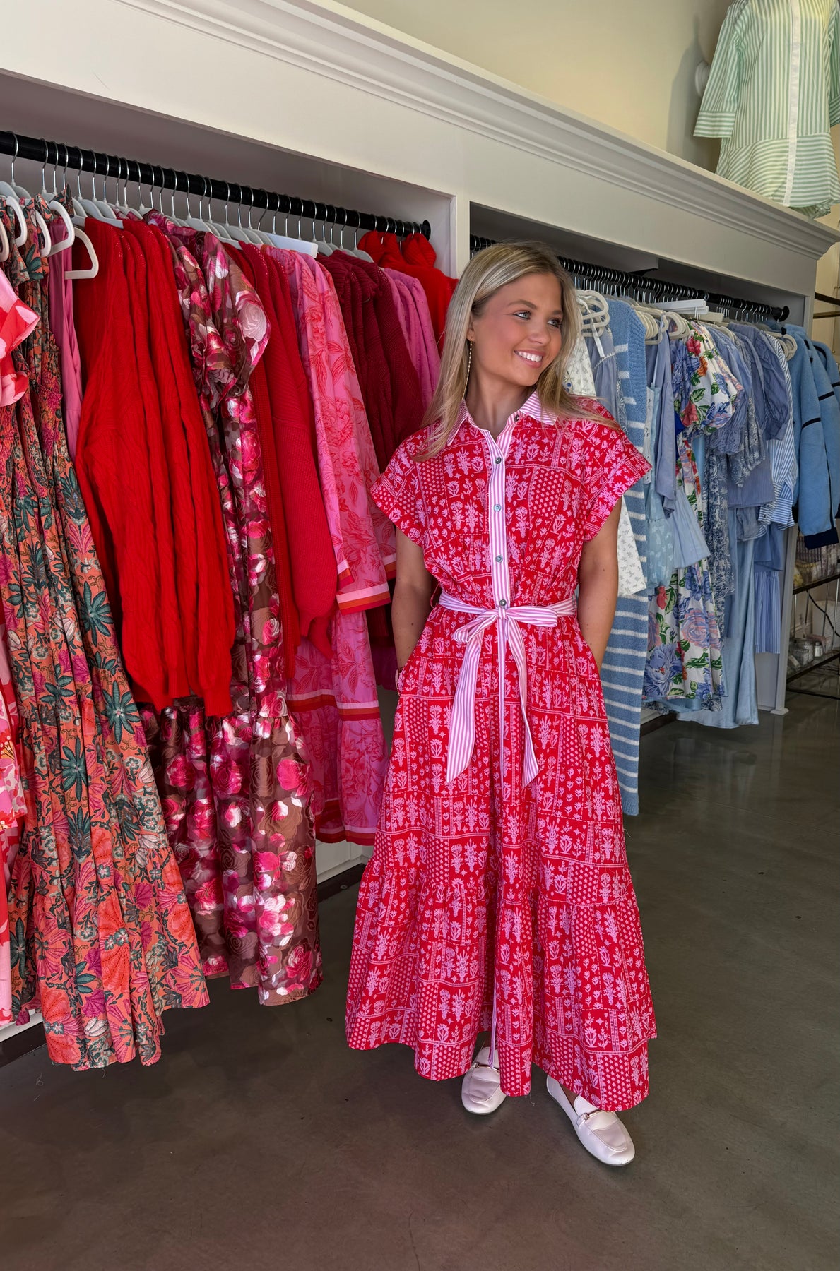 Kaylan Dress- Red