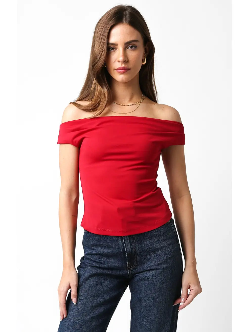 Leslie Top- Red