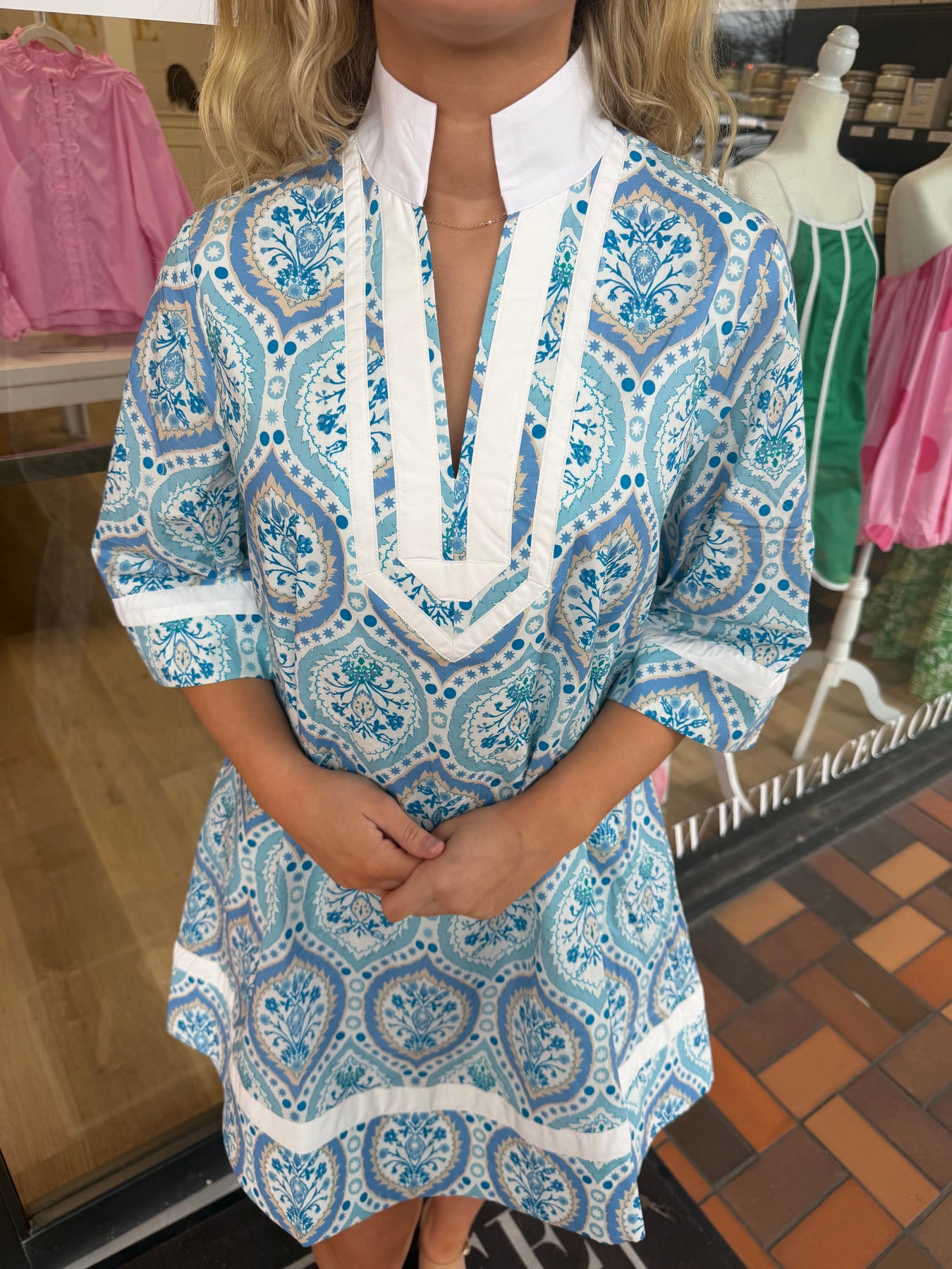 Kayla Dress- Light Blue