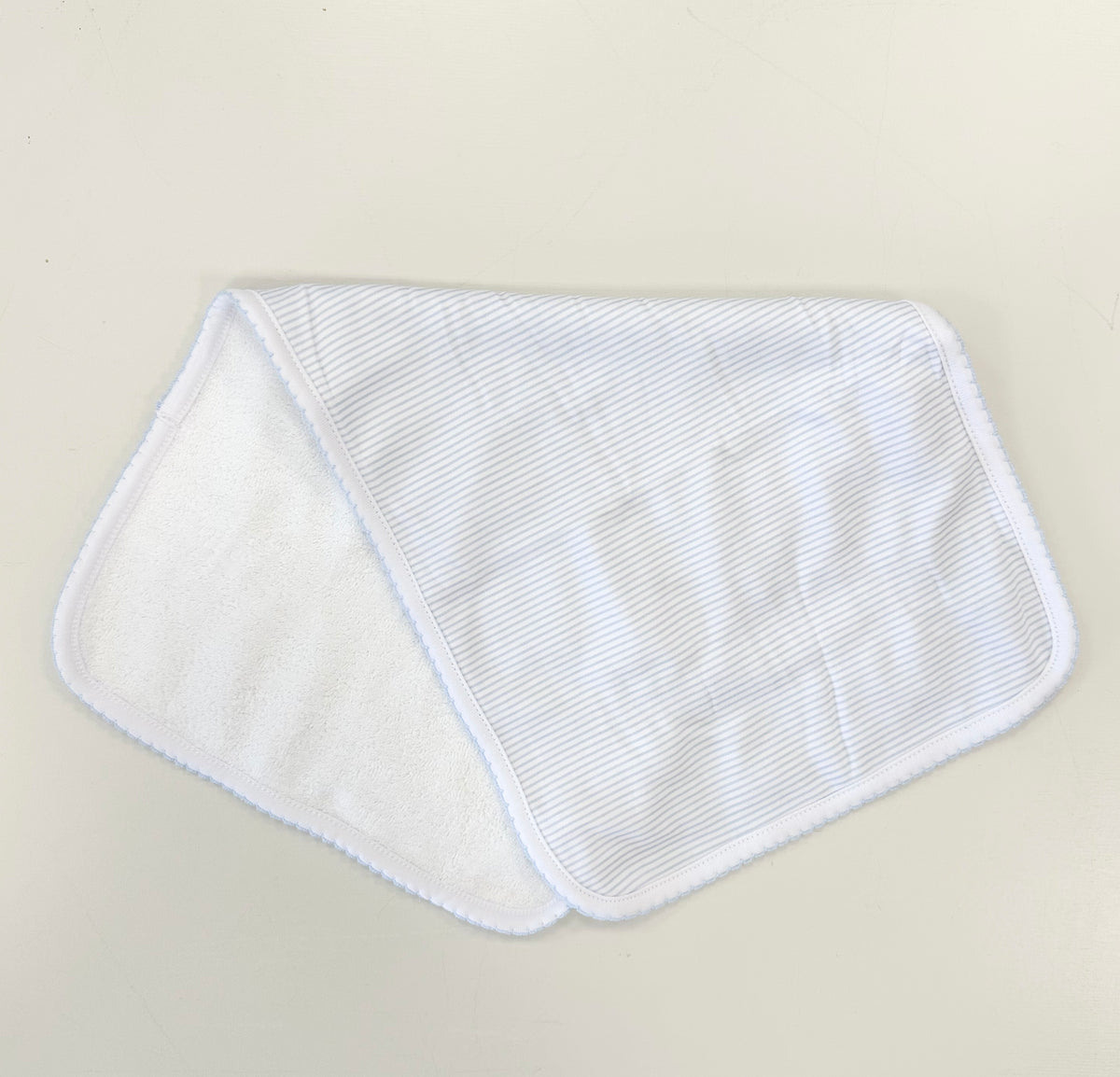 Mini Stripes Burp Cloth- Blue – VACE