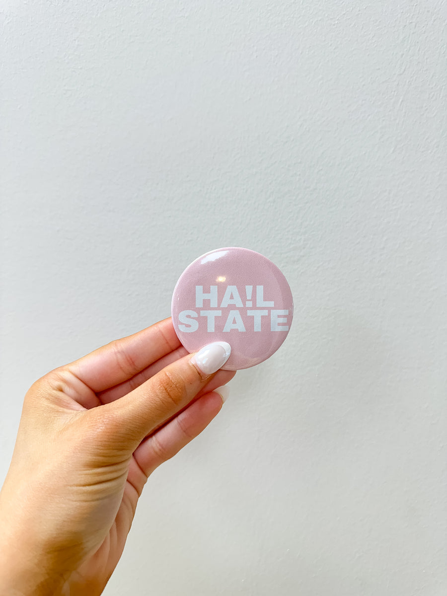 Hail State Button- Pink – VACE