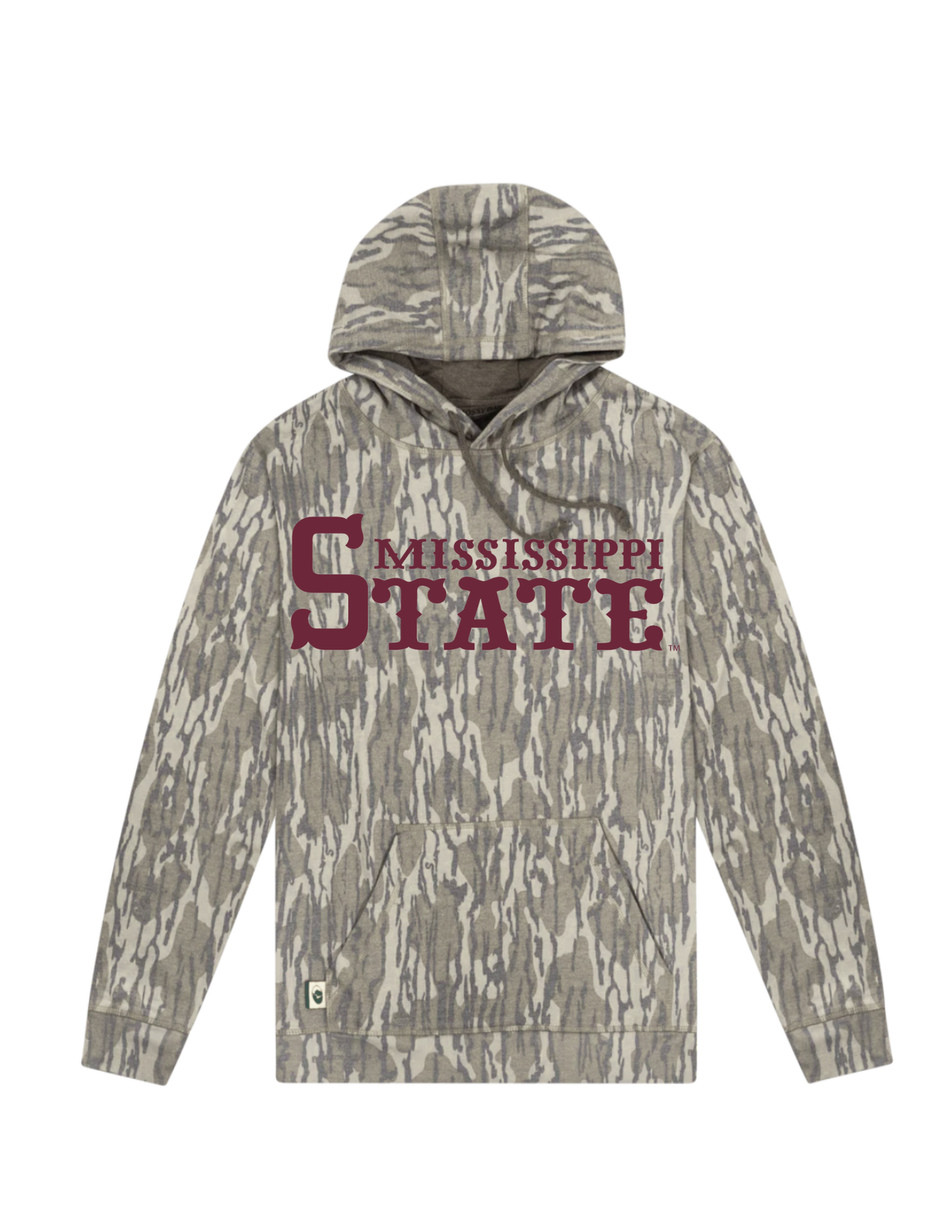 Mossy Oak Bottomland Hoodie- Maroon Mississippi State - VACE
