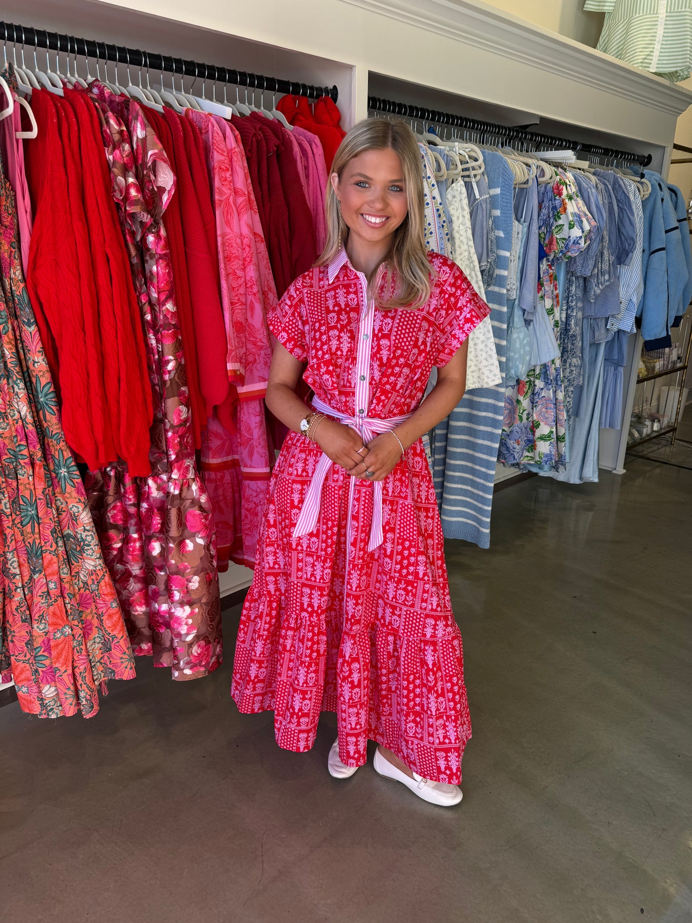 Kaylan Dress- Red