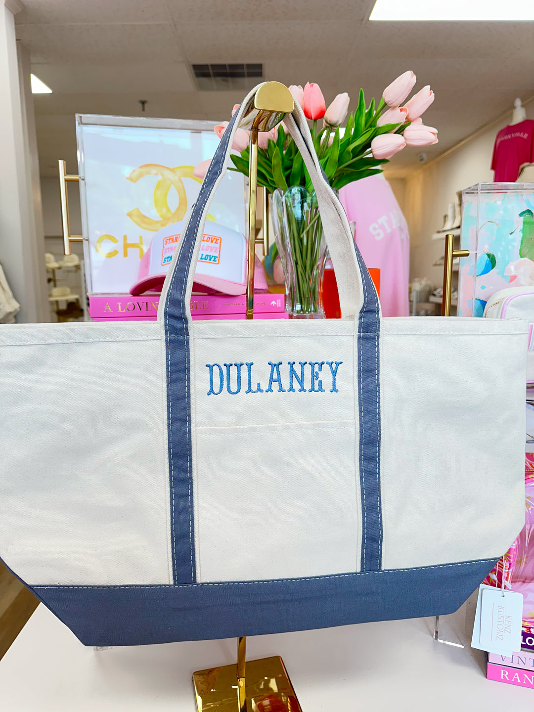 Embroidered Boat Tote- Large – VACE