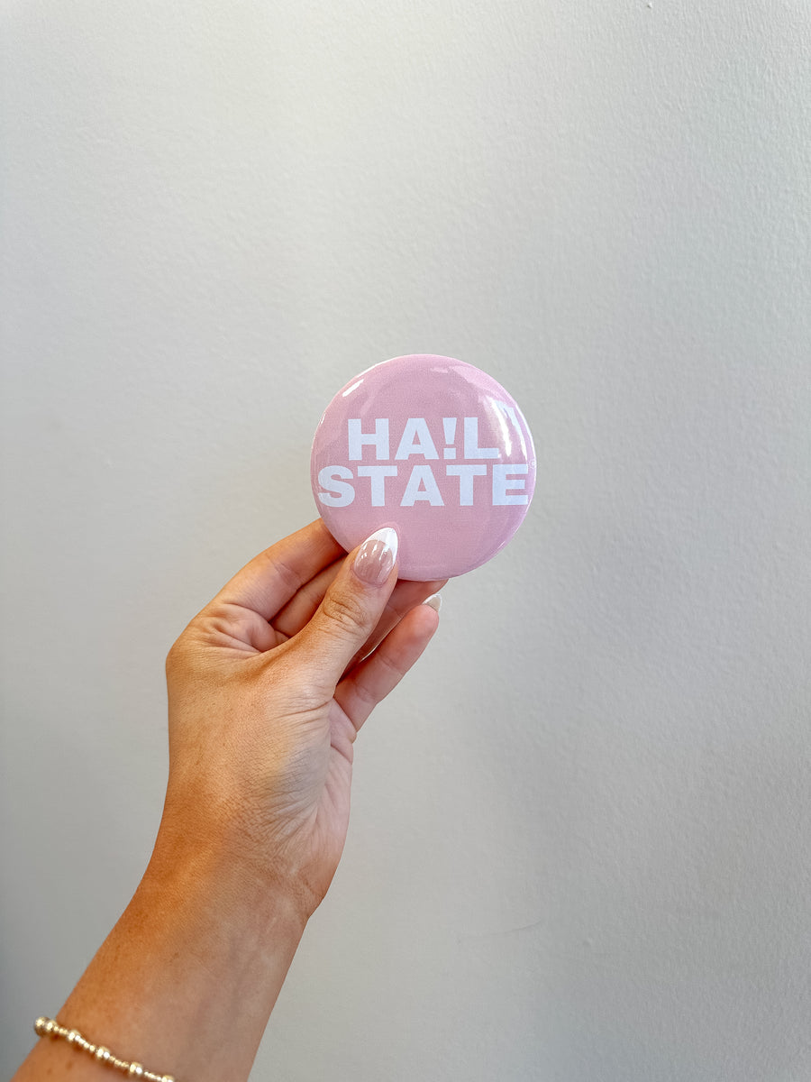 LARGE Hail State Button-Pink – VACE