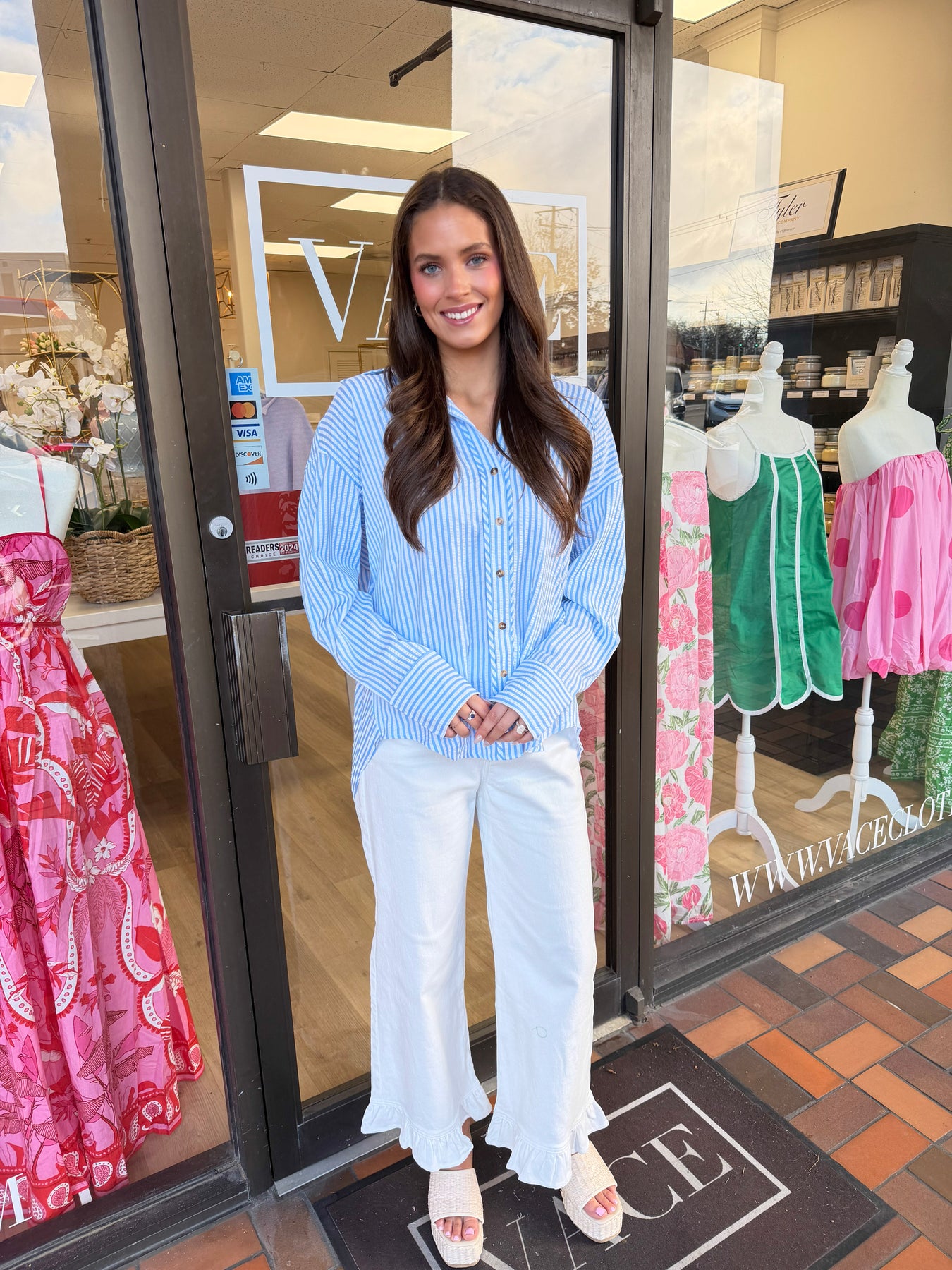 Demi Top- Blue