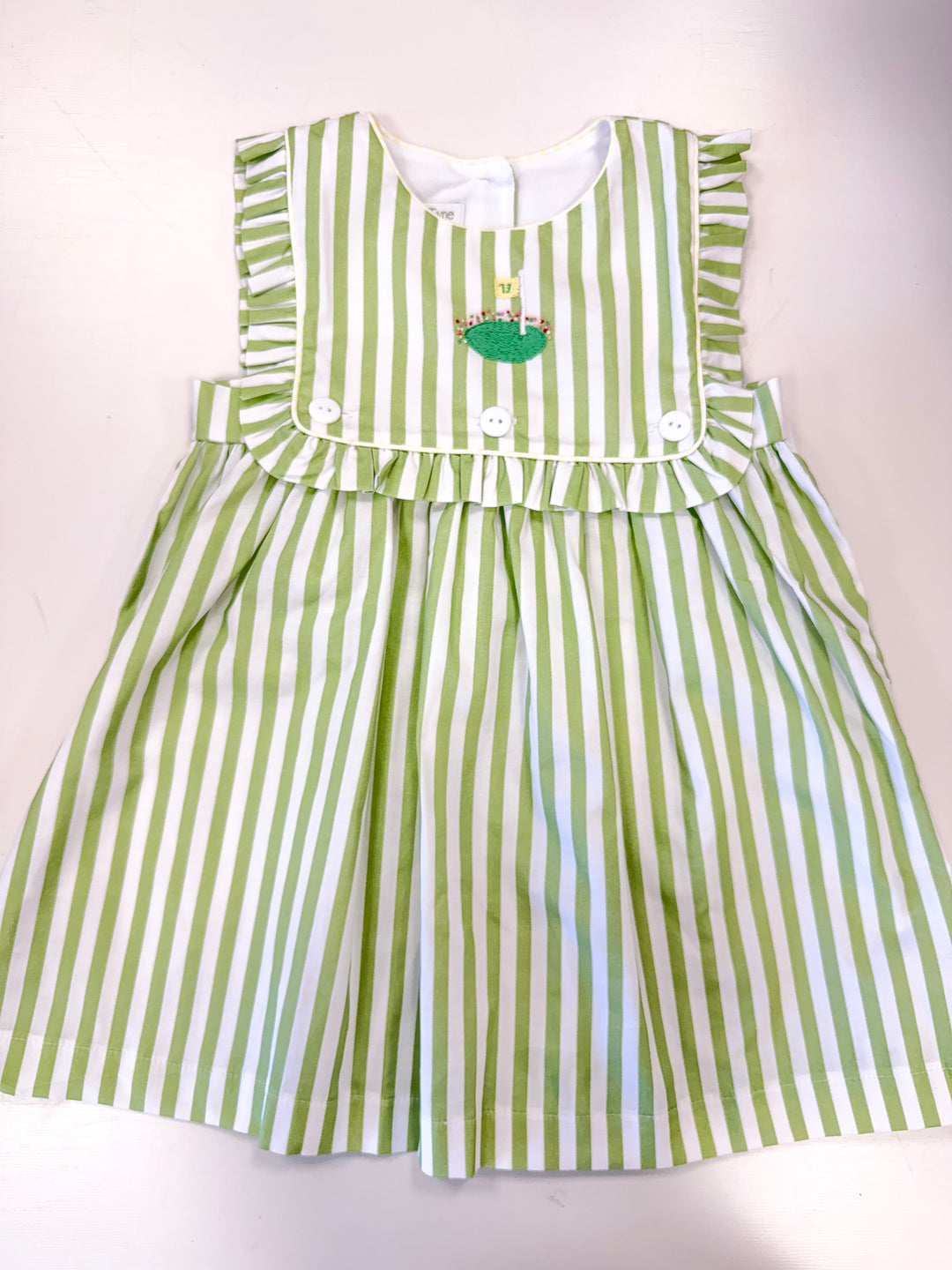 Jill Dress- Masters Golf Stripe VACE Jill Dress- Masters Golf Stripe VACE
