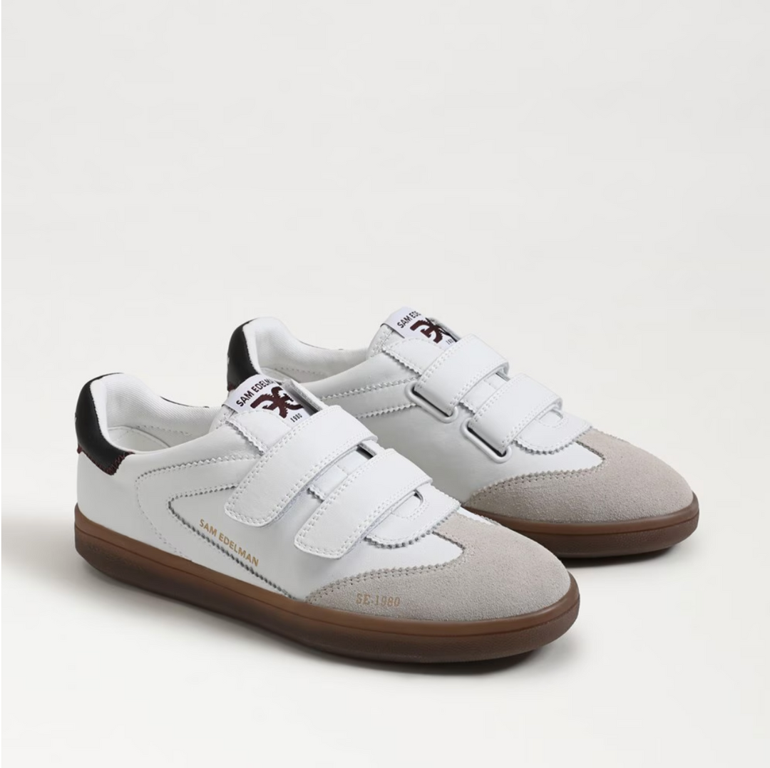 Sam Edelman Talia Sneaker- White/Black – VACE