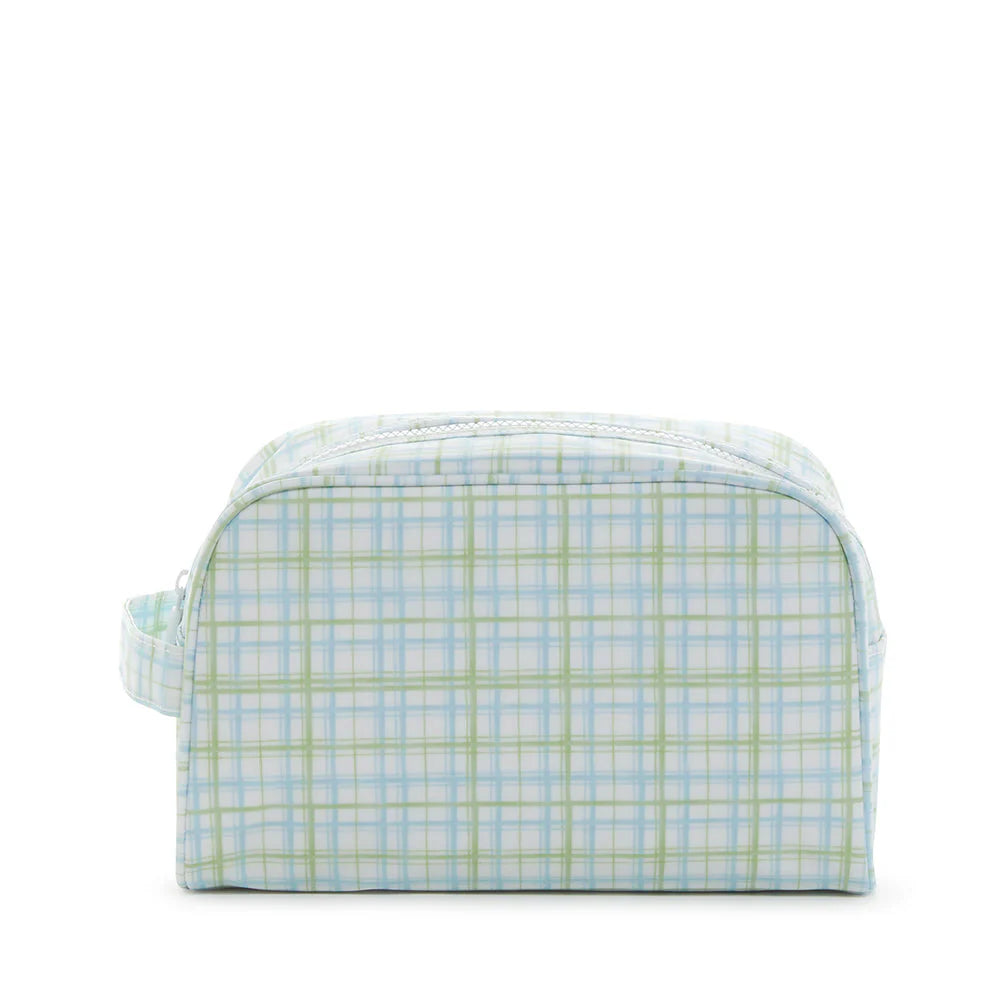 Classic Pacifiers TRVL Stowaway Toiletry Bag- Classic Plaid Green – VACE