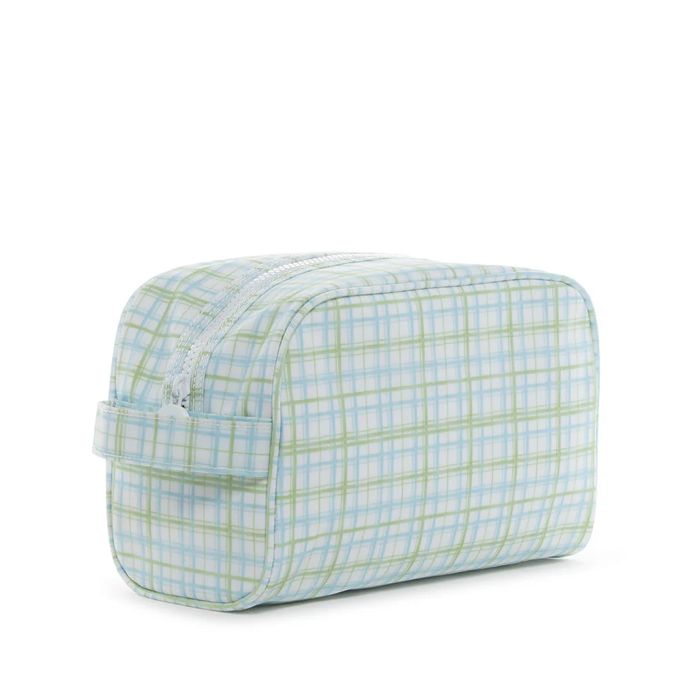 Classic Pacifiers TRVL Stowaway Toiletry Bag- Classic Plaid Green – VACE