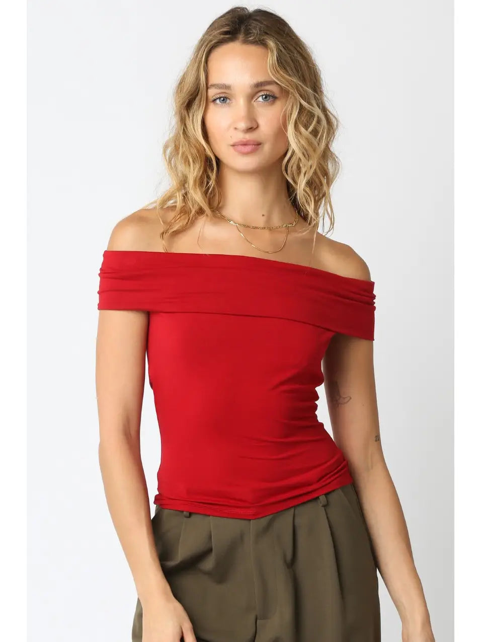Fran Top- Red