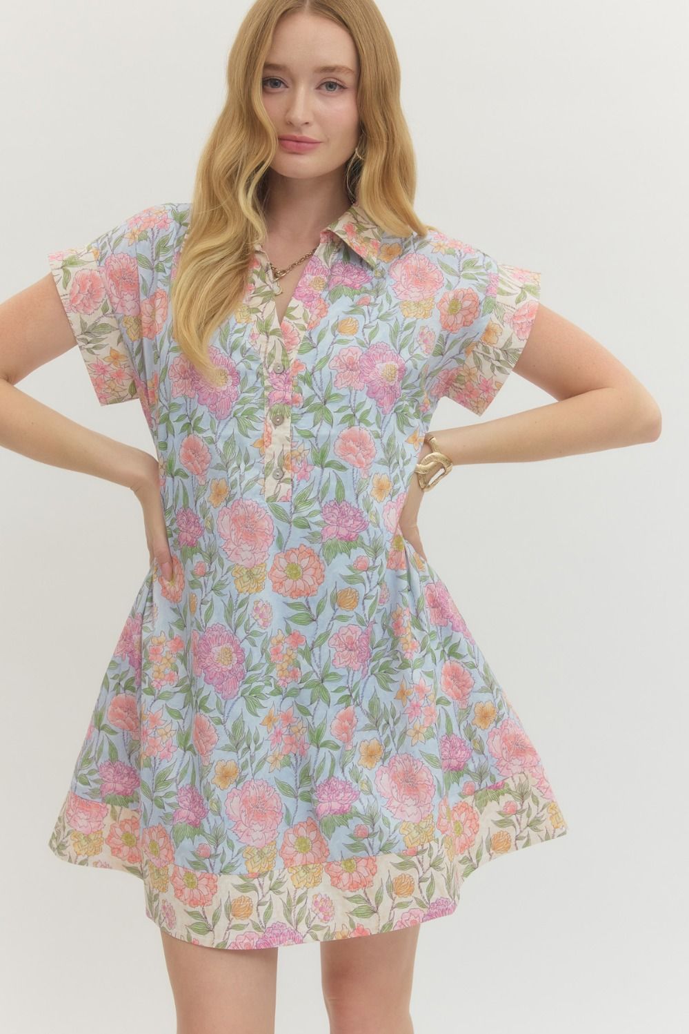 Paige Dress- Blue