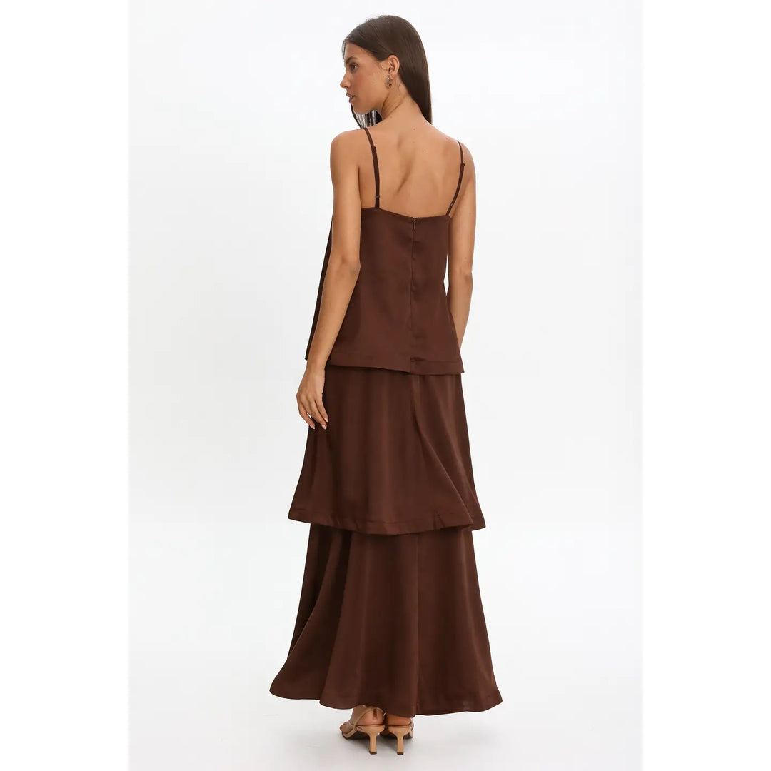 Diana Dress- Chocolate